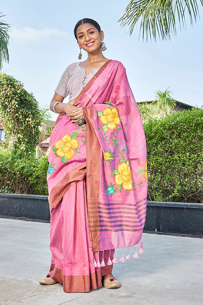 Pearly Pink (Saree)
