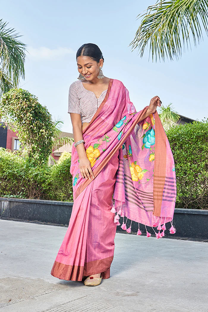 Pearly Pink (Saree)